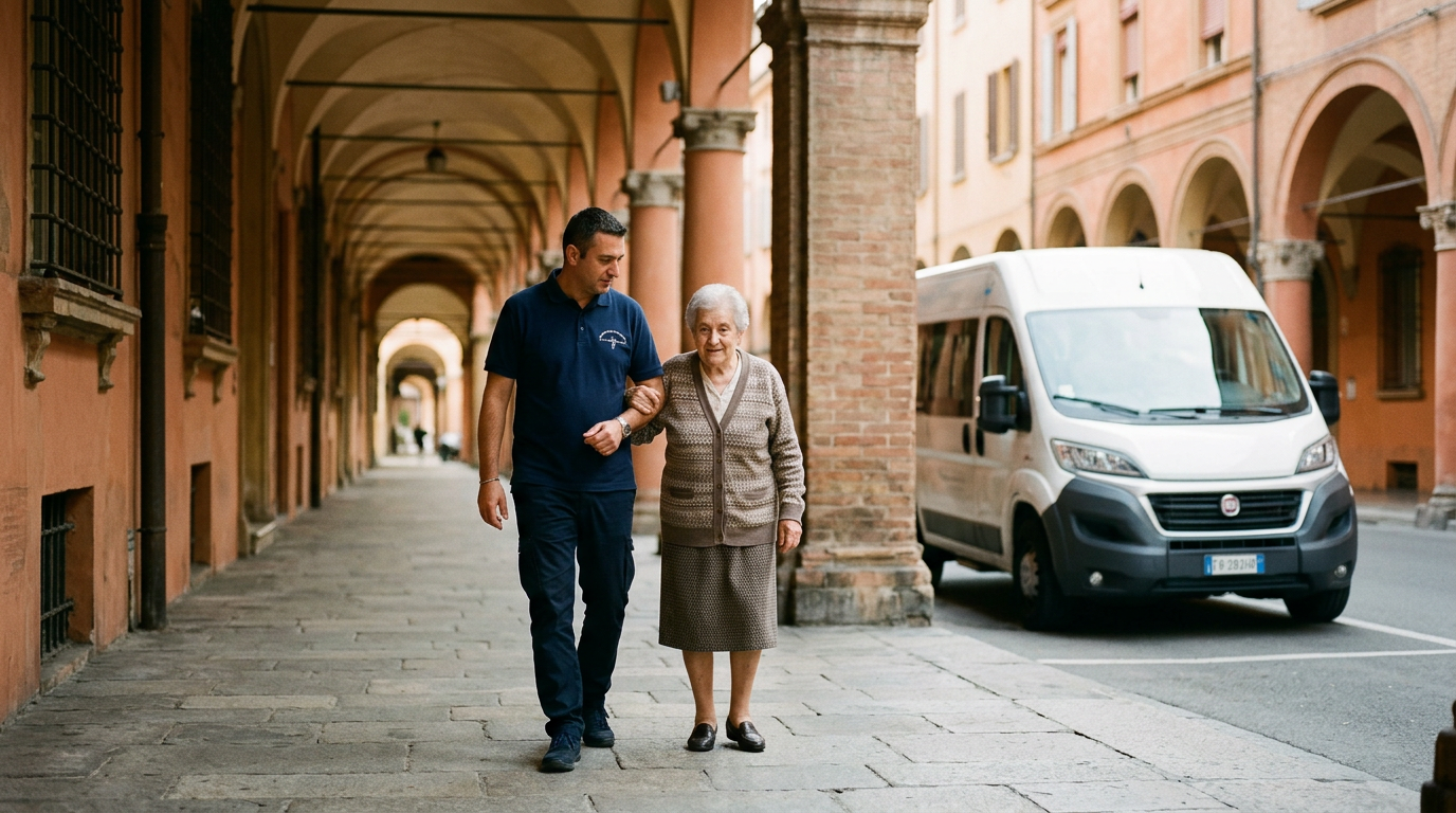Trasporto privato a Bologna: accompagnare, non solo trasportare