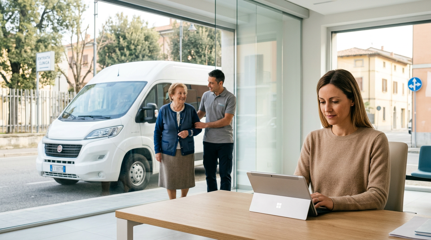 Cliniche private: digitalizzare il trasporto dei pazienti è una scelta strategica